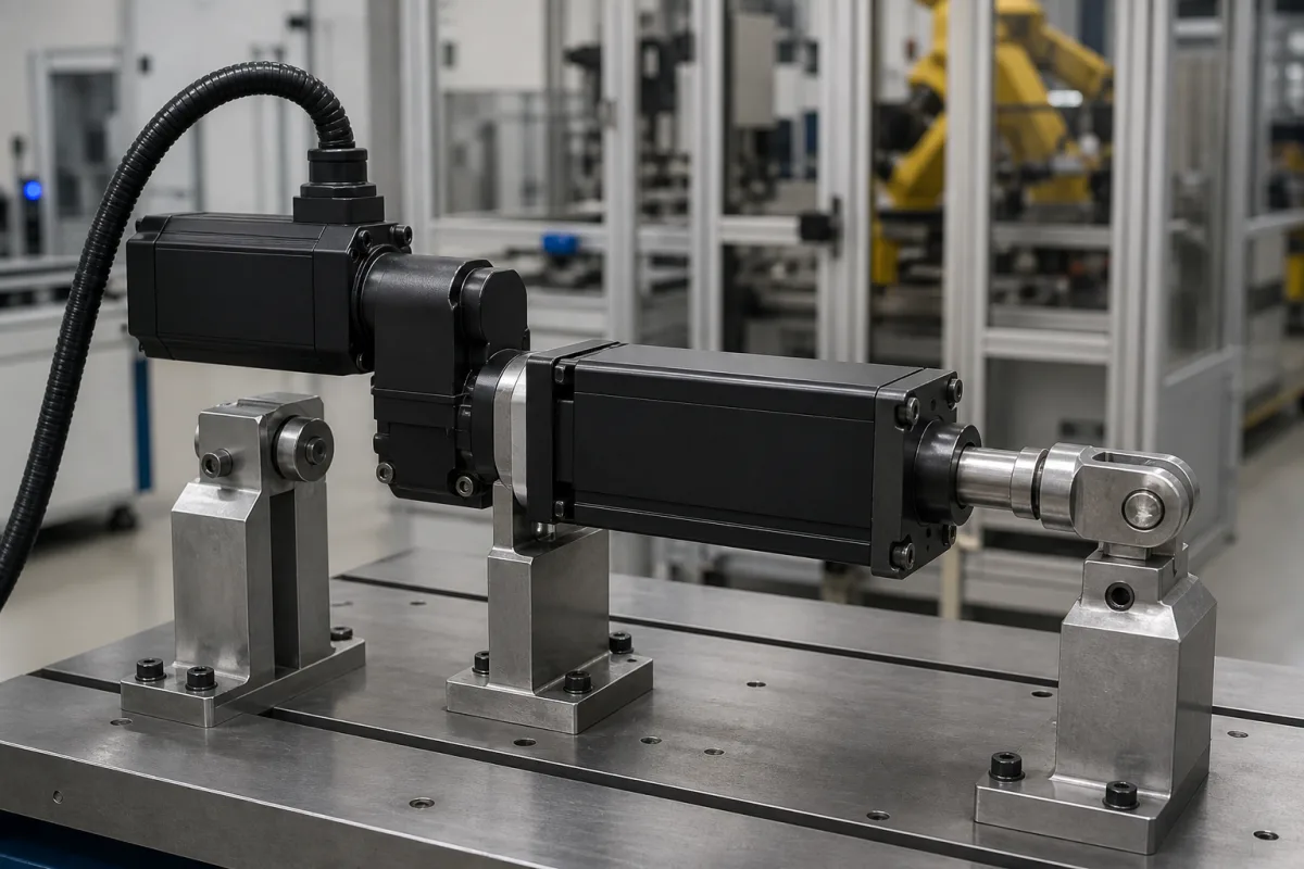 Stellaktor in einer industriellen Fertigungsumgebung