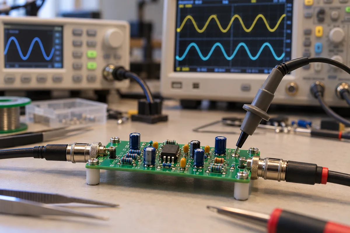 Amplifier Circuit in a manufacturing environment