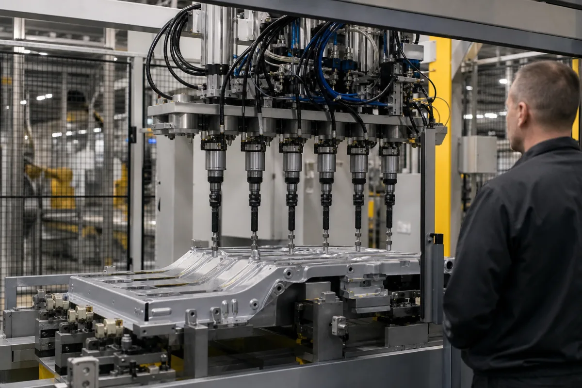 Automatisiertes Befestigungssystem in einer industriellen Fertigungsumgebung