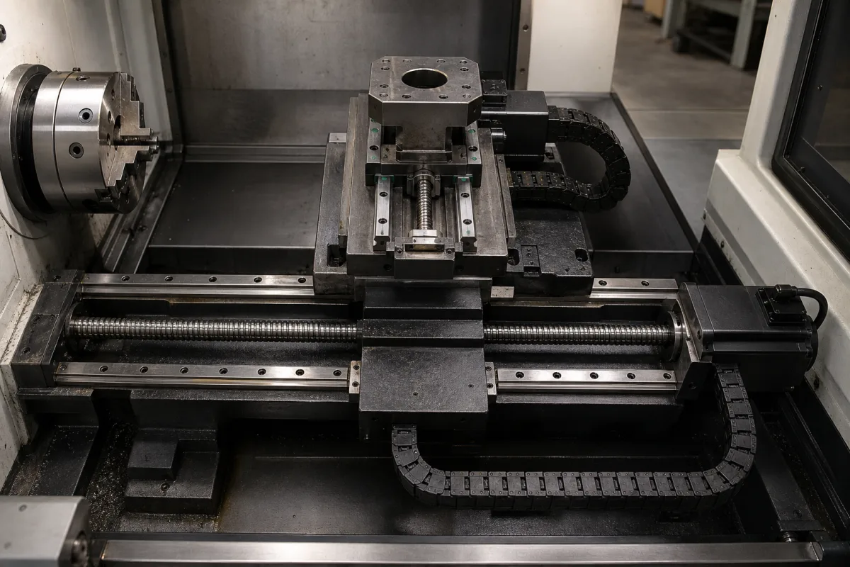 Achsantriebssystem (X/Z) in einer industriellen Fertigungsumgebung