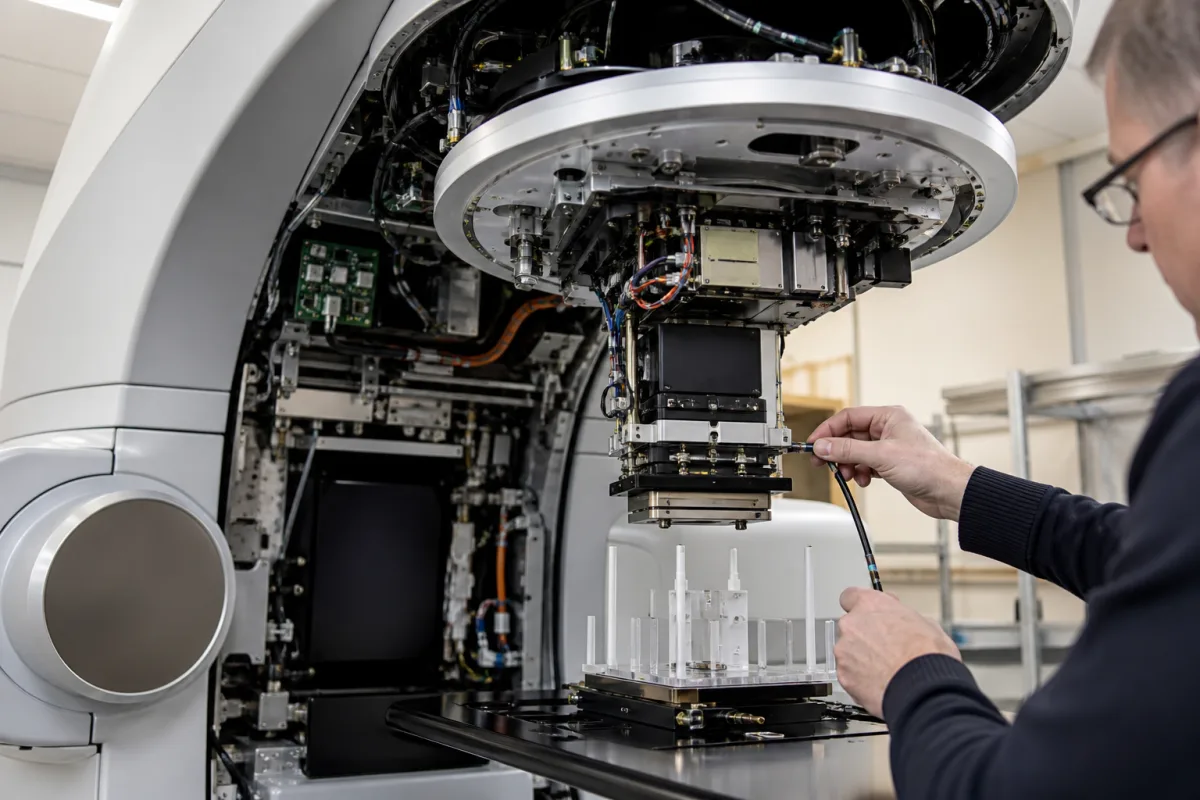 Strahlüberwachungssystem in einer industriellen Fertigungsumgebung