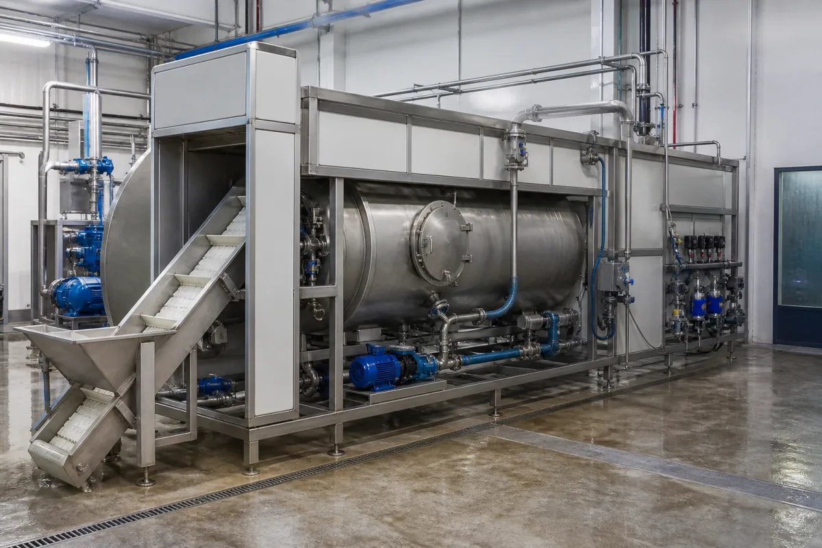Beamhouse-Modul in einer industriellen Fertigungsumgebung