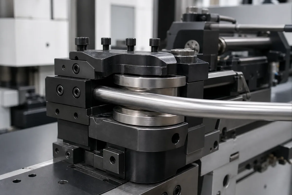 Biegewerkzeug-Halter in einer industriellen Fertigungsumgebung