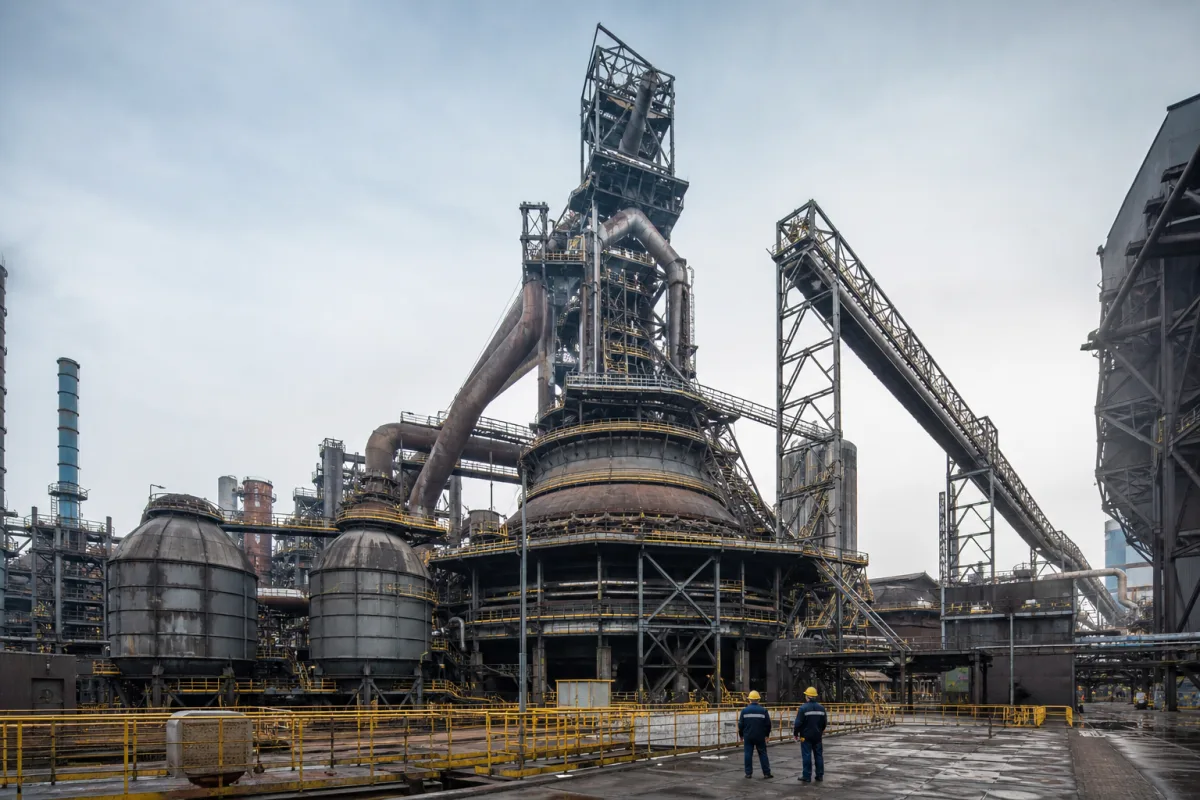 Blast Furnace Structure in a manufacturing environment