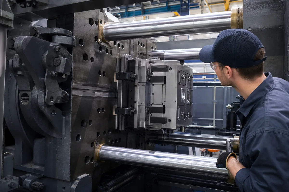 Spanneinheit in einer industriellen Fertigungsumgebung