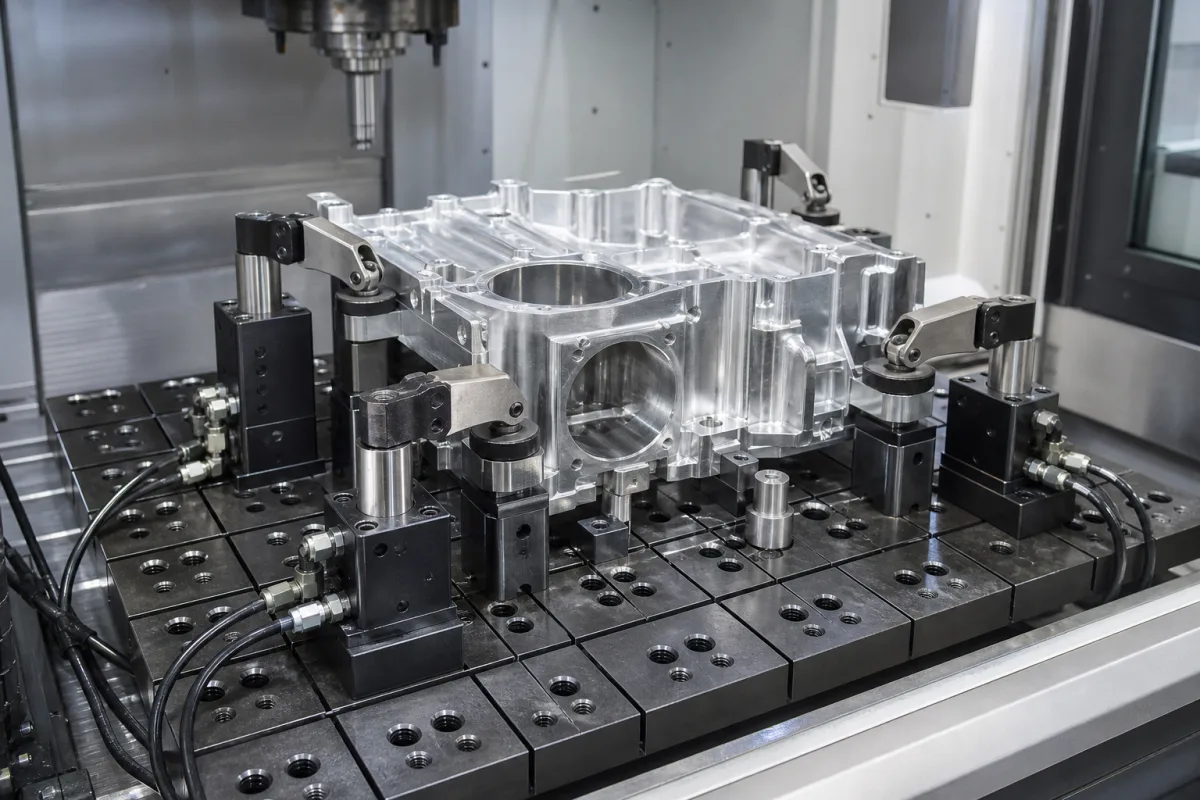 Spanneinheiten in einer industriellen Fertigungsumgebung
