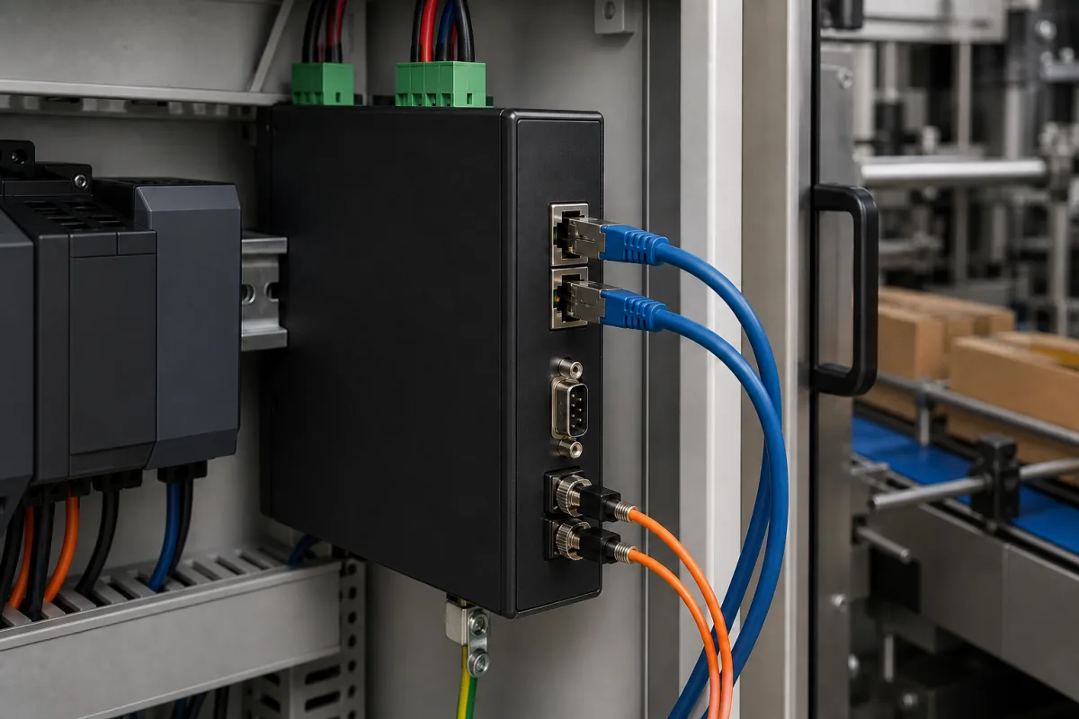 Kommunikations-Gateway in einer industriellen Fertigungsumgebung