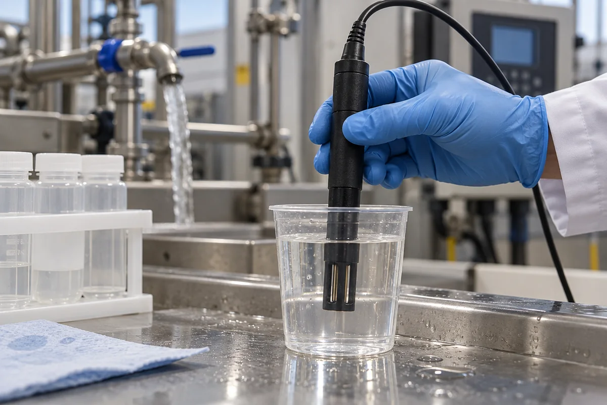 Conductivity Cell in a manufacturing environment
