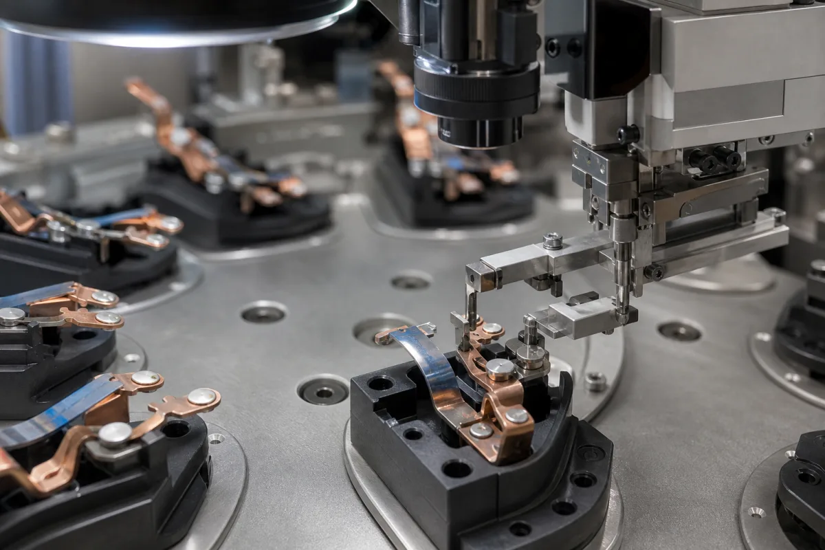 Contact Assembly in a manufacturing environment
