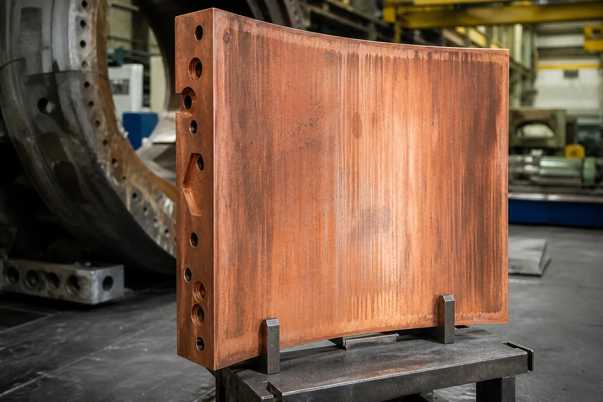 Continuous Casting Mold Copper Plate in a manufacturing environment
