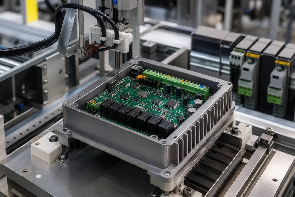 Steuermodul in einer industriellen Fertigungsumgebung