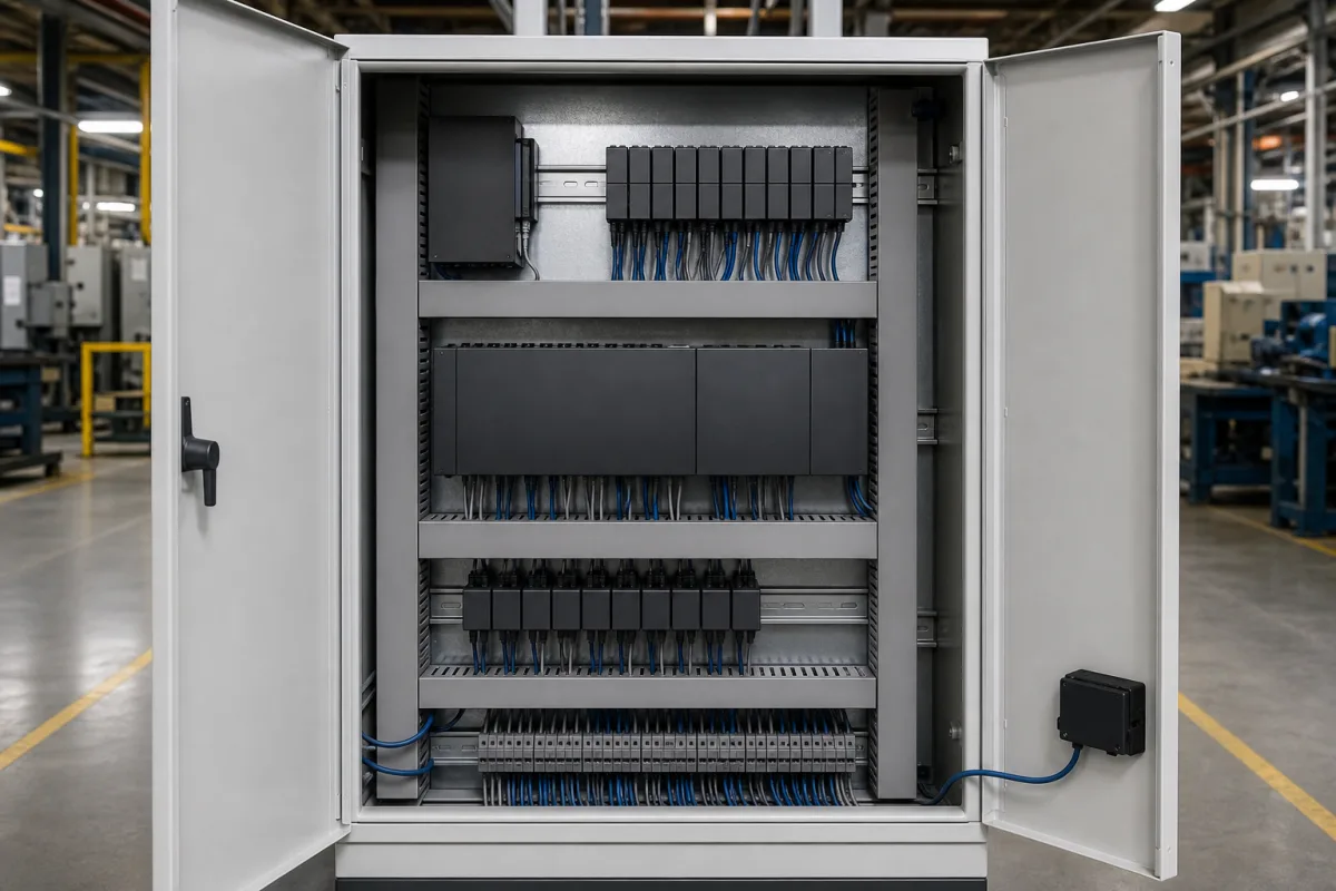 Steuereinheit / Elektronik in einer industriellen Fertigungsumgebung