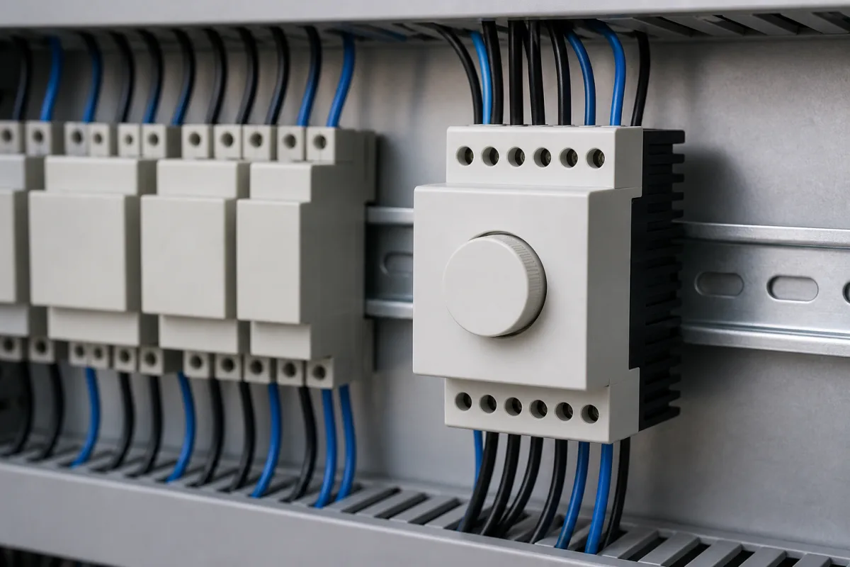 Steuergerät / Thermostat in einer industriellen Fertigungsumgebung