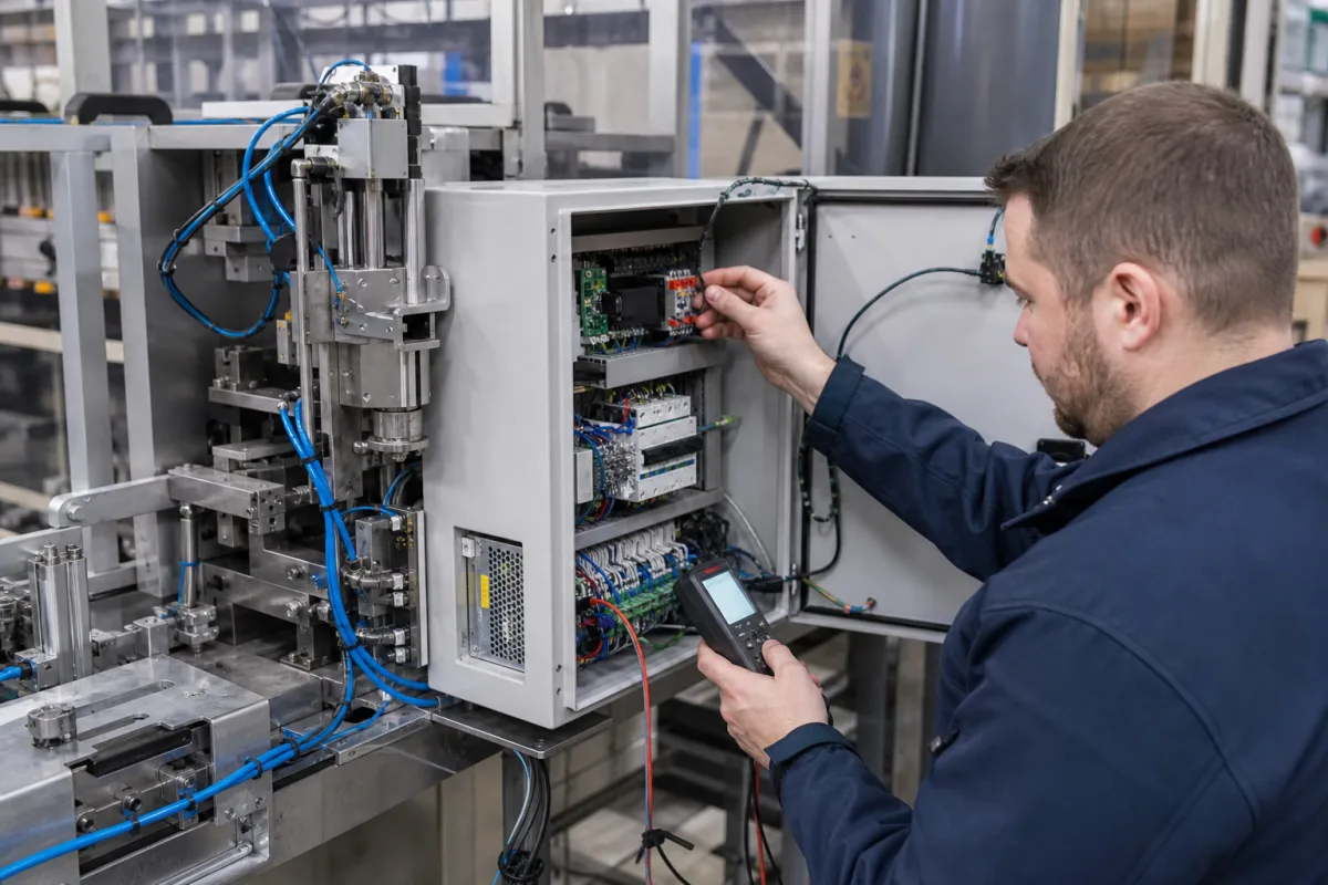 Steuereinheit in einer industriellen Fertigungsumgebung