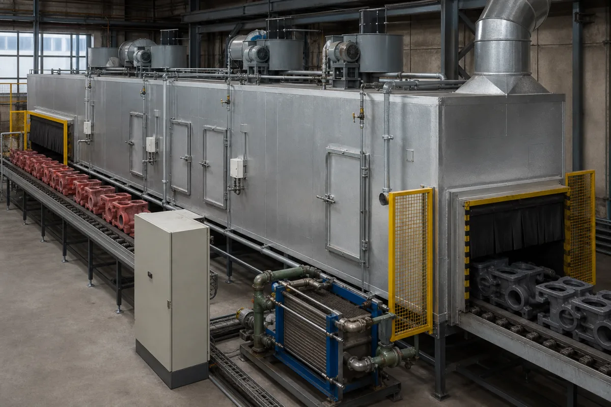 Controlled Cooling Tunnel in a manufacturing environment