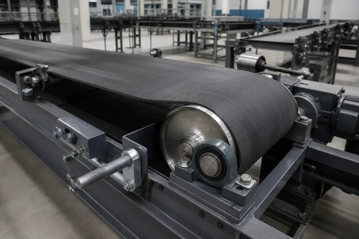 Förderband/Rolle in einer industriellen Fertigungsumgebung