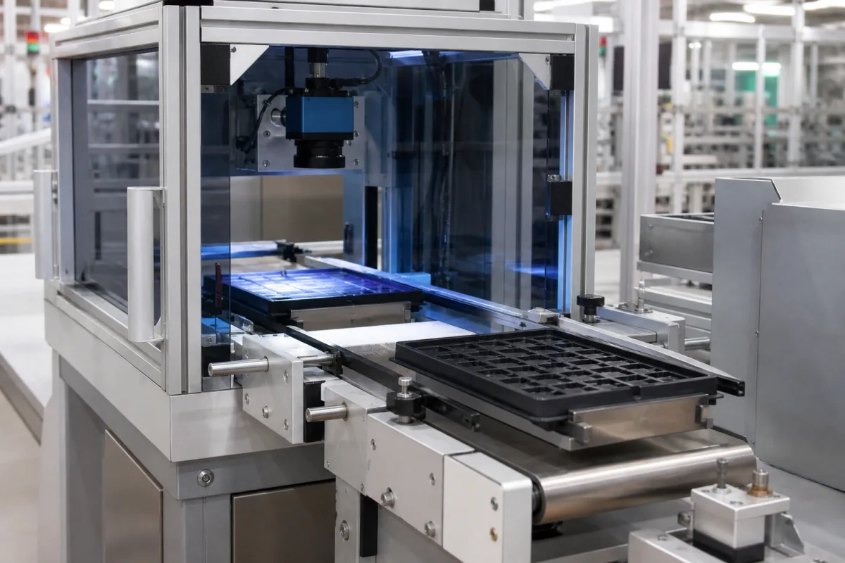 Fördermechanismus in einer industriellen Fertigungsumgebung