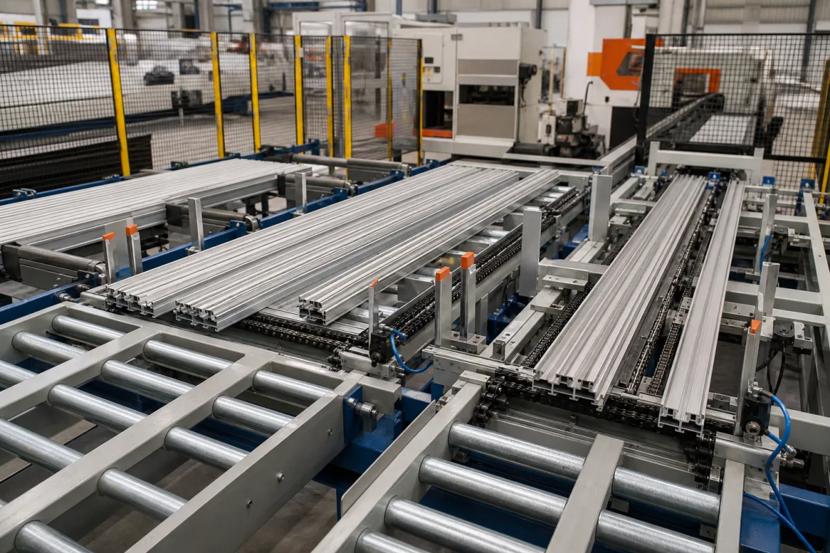 Förderübergabesystem in einer industriellen Fertigungsumgebung
