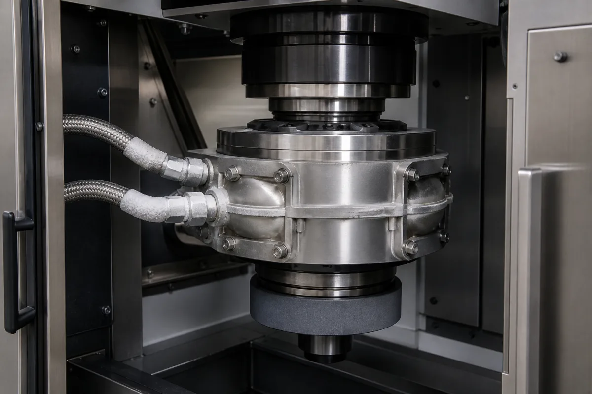 Kryo-Kühlmantel in einer industriellen Fertigungsumgebung