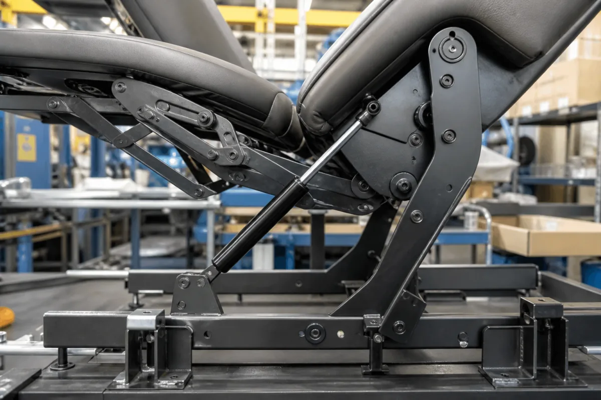 Dämpfungszylinder in einer industriellen Fertigungsumgebung