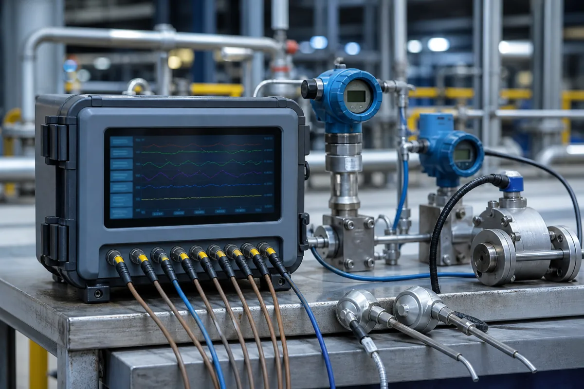 Datenlogger in einer industriellen Fertigungsumgebung
