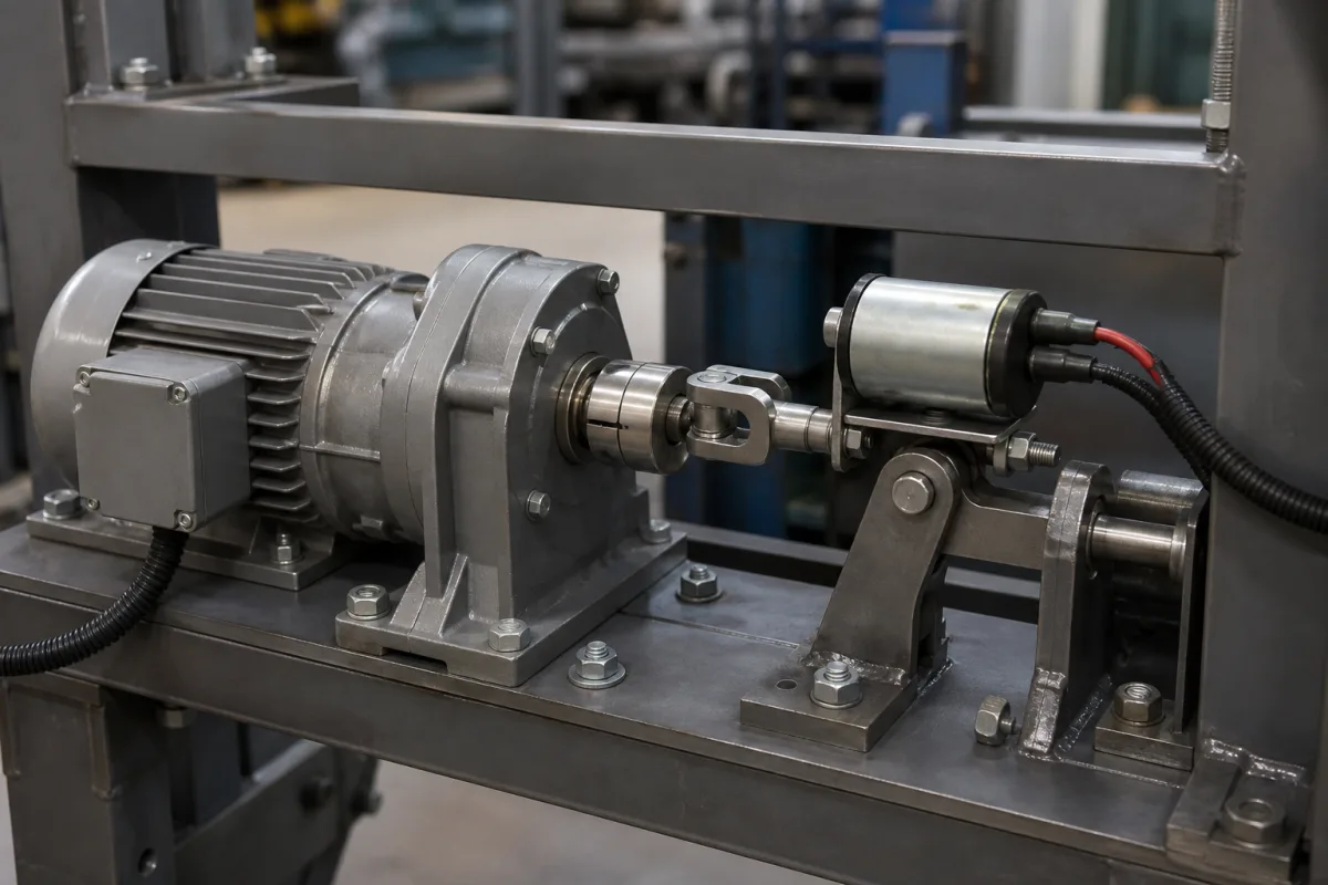 Antriebsmotor/Magnetspule in einer industriellen Fertigungsumgebung