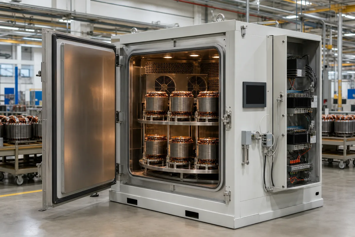 Elektroheizsystem in einer industriellen Fertigungsumgebung