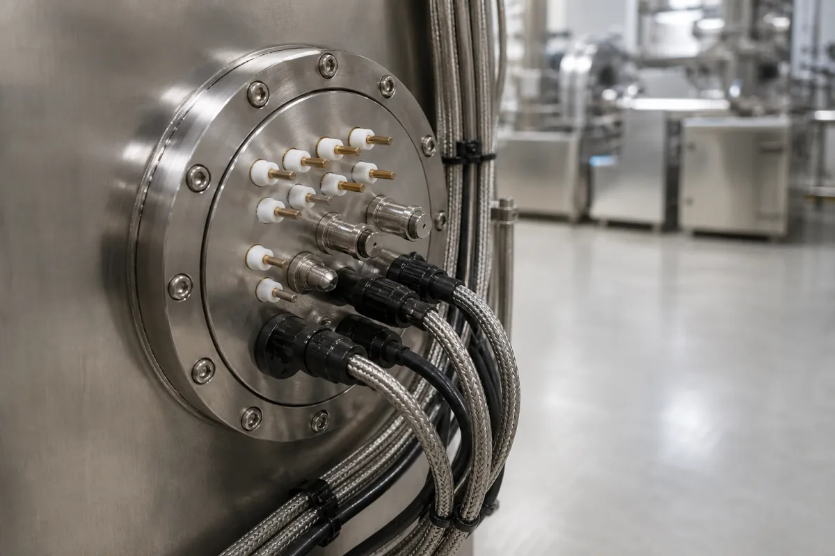 Elektrische Durchführungen in einer industriellen Fertigungsumgebung