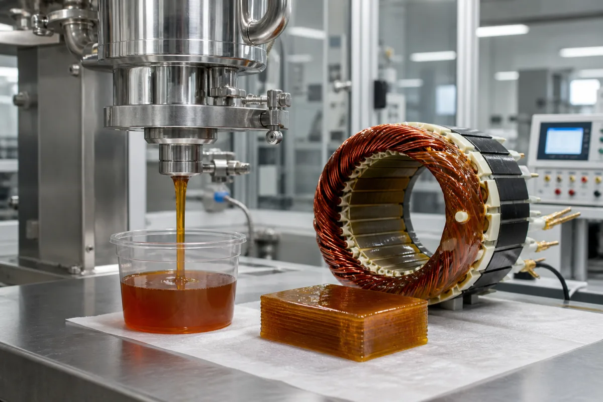 Elektrischer Isolierlack-Verbundstoff in einer industriellen Fertigungsumgebung