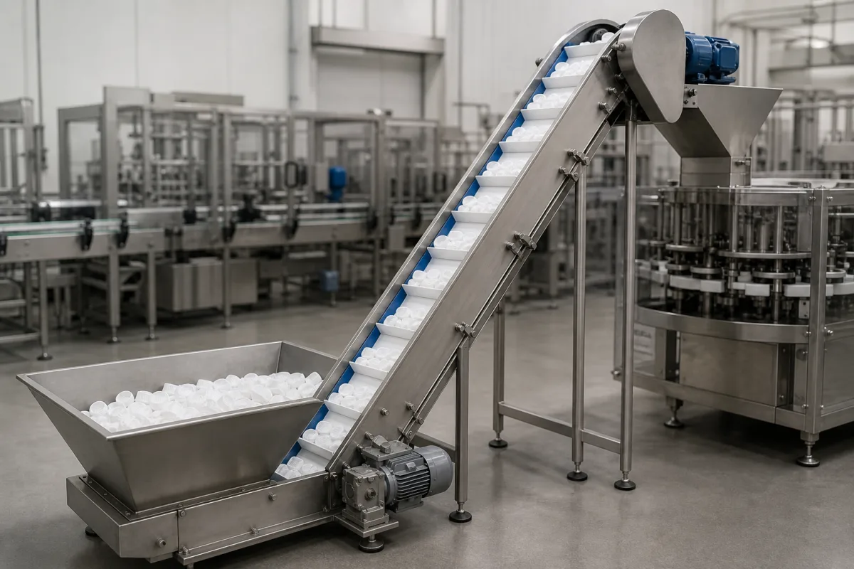Aufzug/Förderer in einer industriellen Fertigungsumgebung