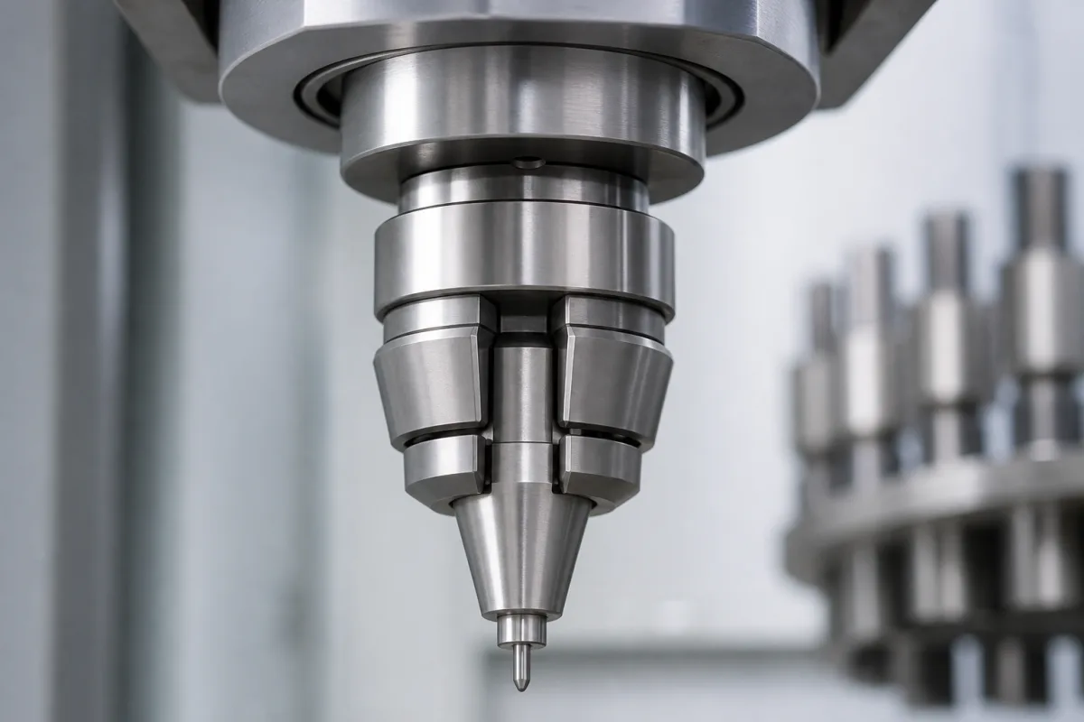 Wechselgreifer/Spannzange in einer industriellen Fertigungsumgebung