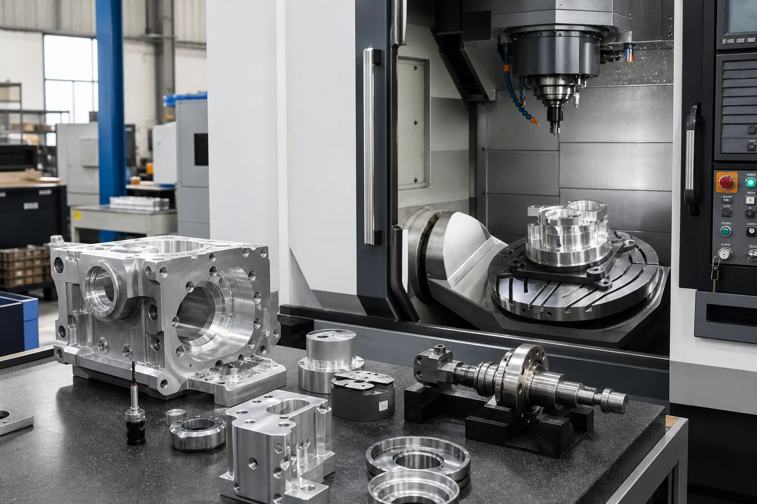 Cold Milling Machine in a manufacturing environment