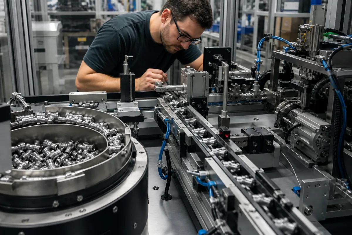 Zuführsysteme in einer industriellen Fertigungsumgebung
