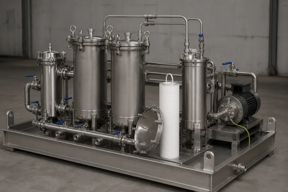 Filtersystem in einer industriellen Fertigungsumgebung