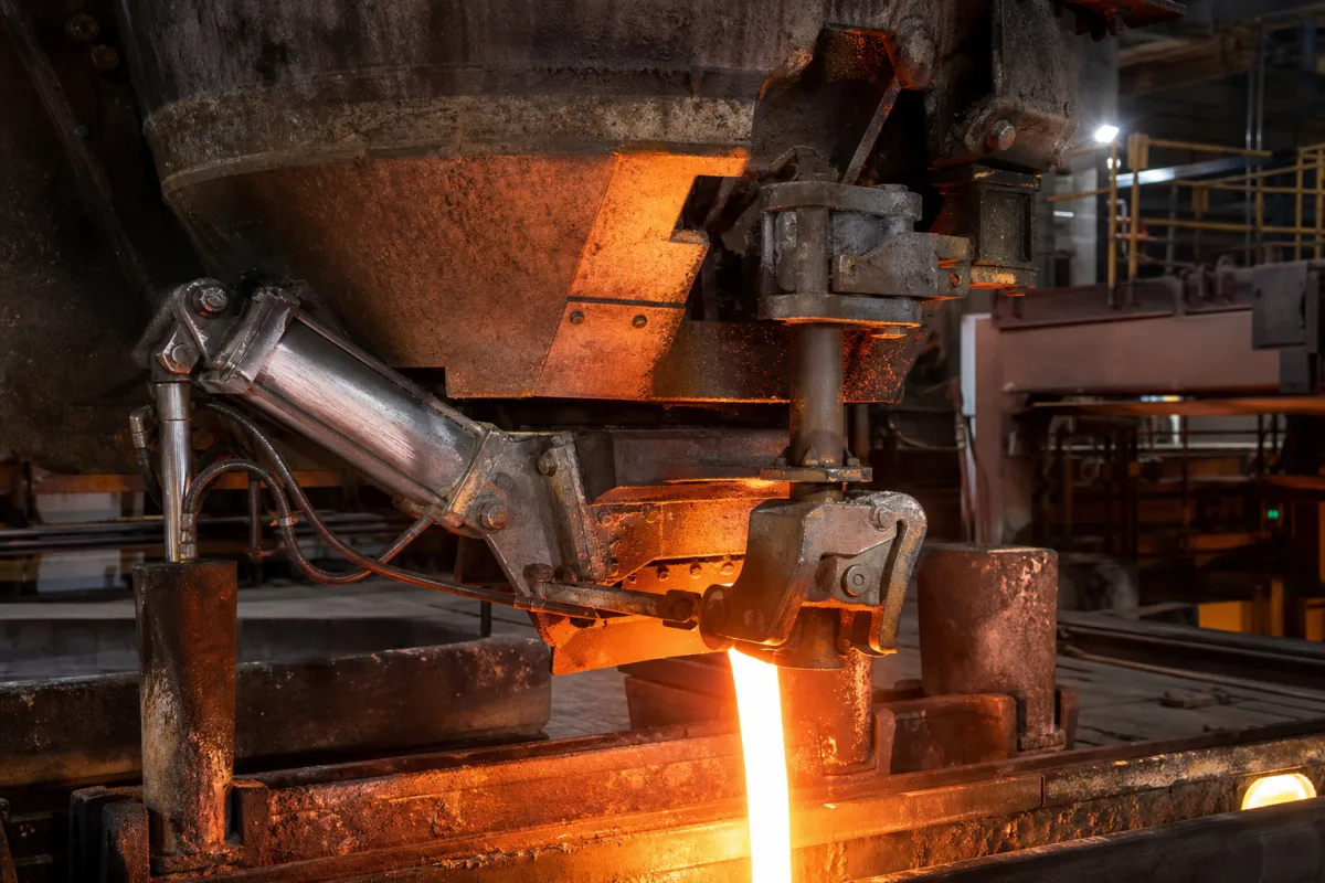 Durchflussregelmechanismus in einer industriellen Fertigungsumgebung