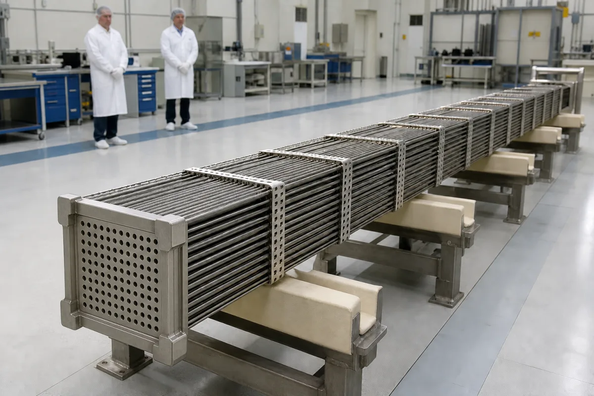 Brennelement in einer industriellen Fertigungsumgebung