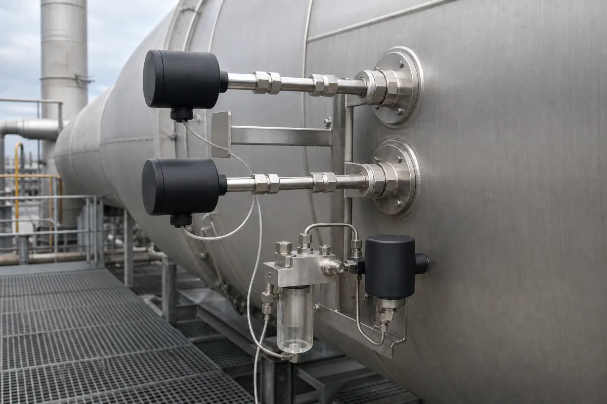 Gaskonzentrationssensoren in einer industriellen Fertigungsumgebung