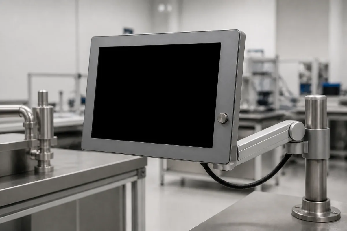 Graphical User Interface Module in a manufacturing environment