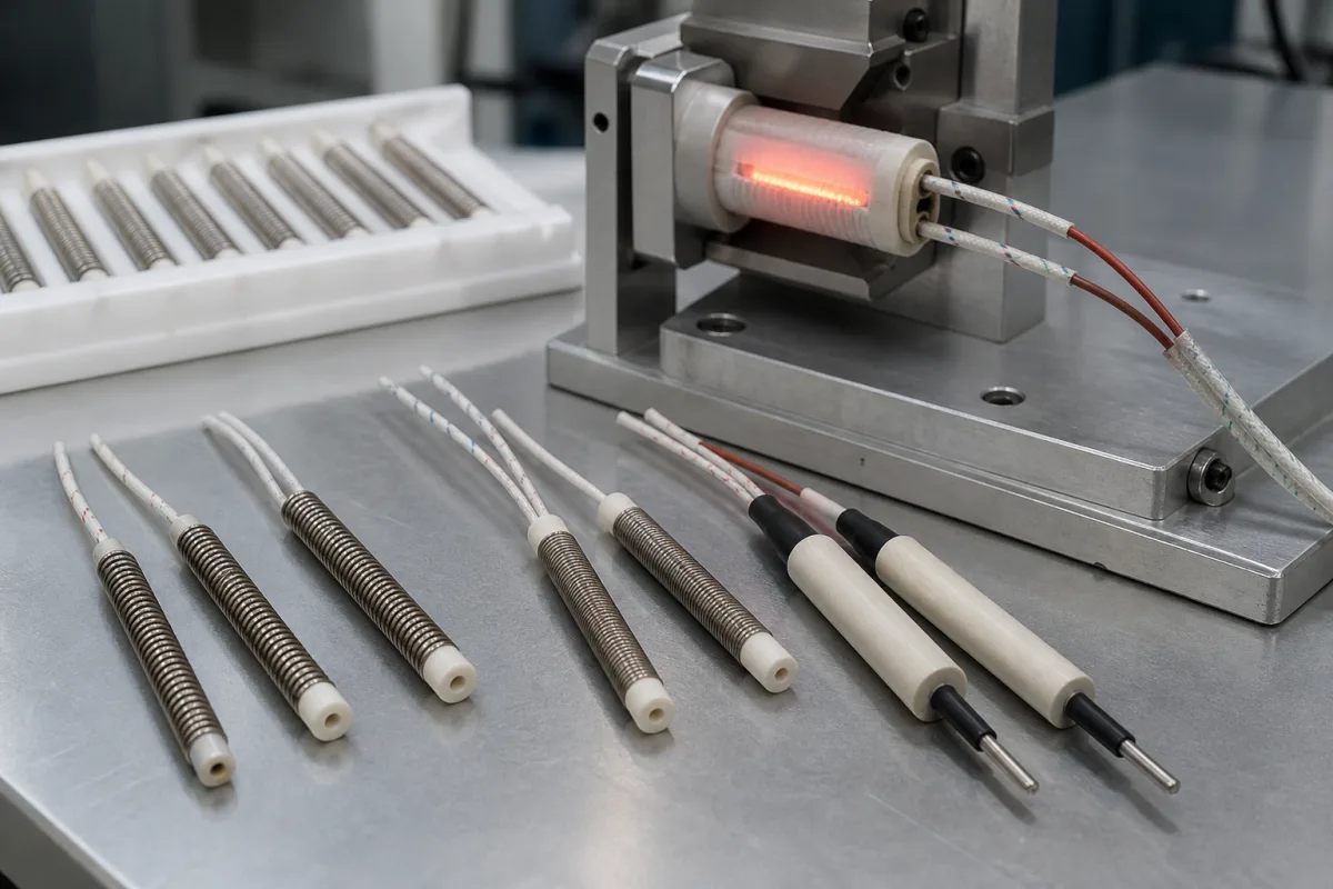Heizelementkern in einer industriellen Fertigungsumgebung