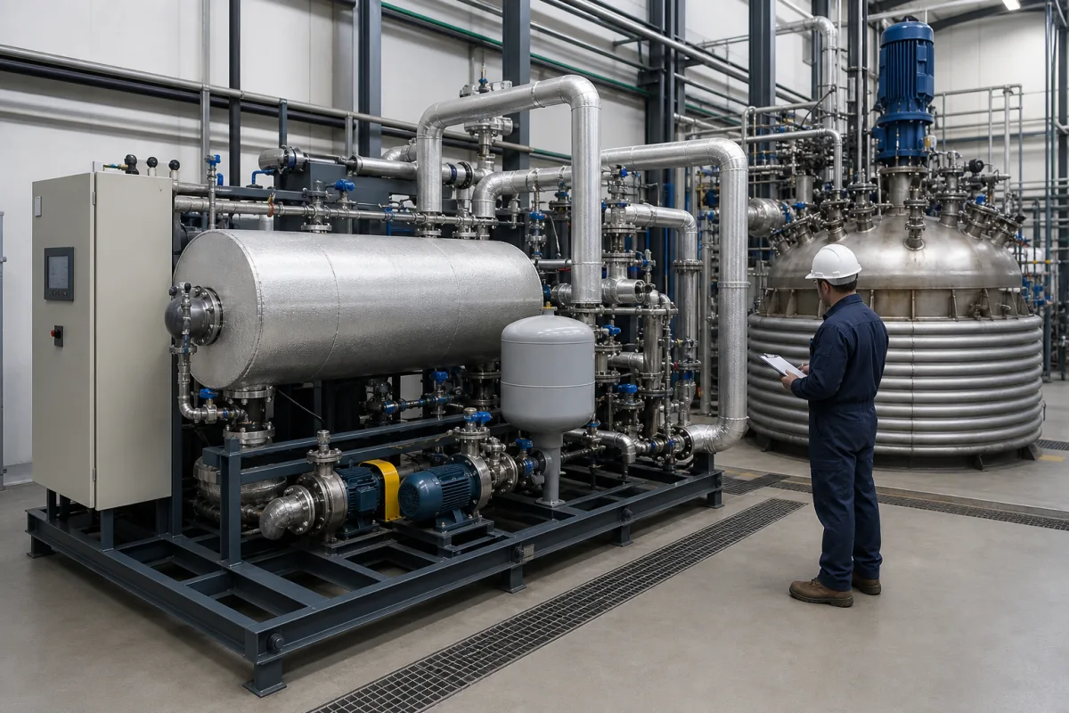 Heizsystem in einer industriellen Fertigungsumgebung