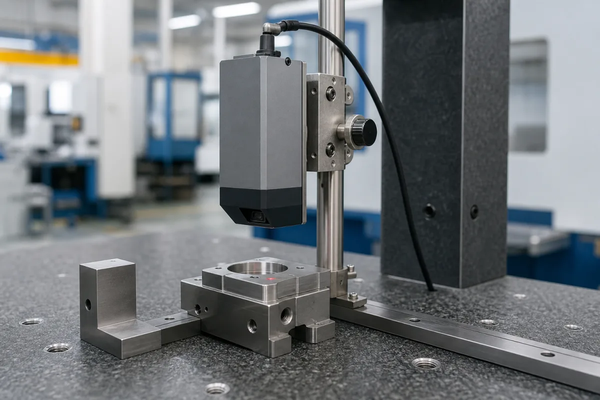 Höhensensor in einer industriellen Fertigungsumgebung