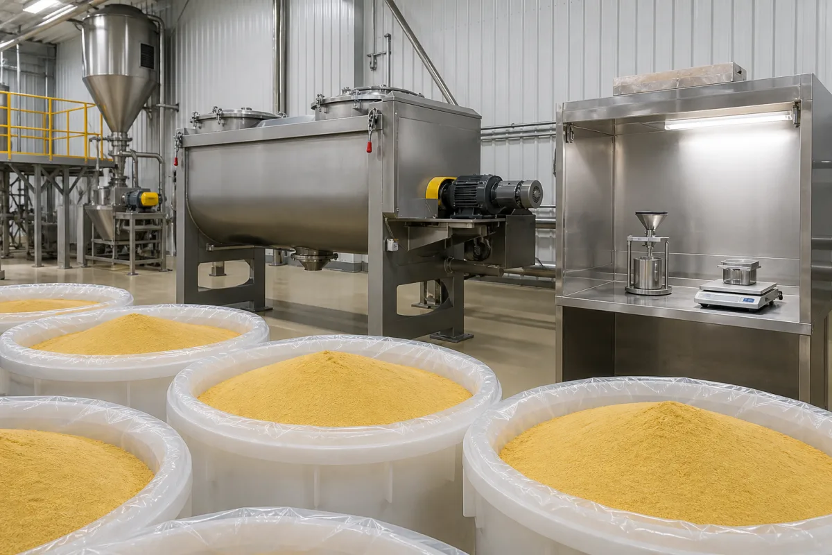 Hochstabiler Vitamin-Vormischung-Konzentrat in einer industriellen Fertigungsumgebung