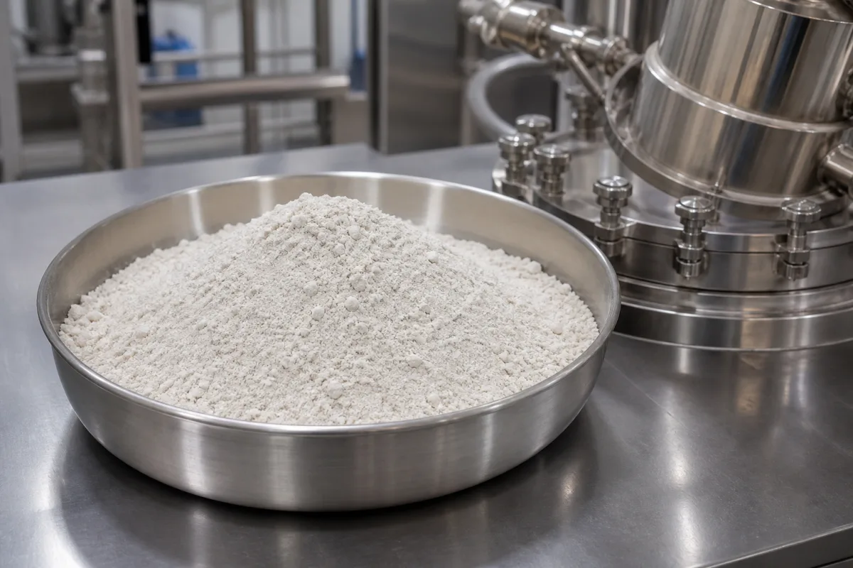 High-Temperature Ceramic Coating Powder in a manufacturing environment