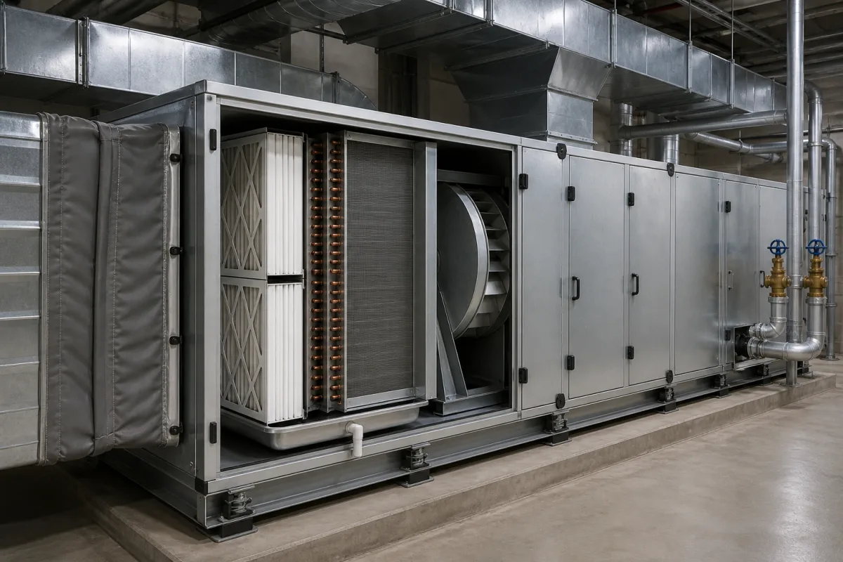 HVAC Unit in a manufacturing environment