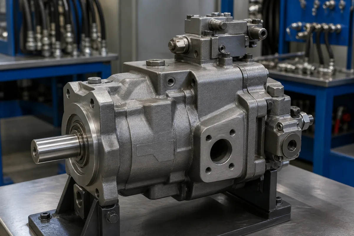 Hydraulikpumpe in einer industriellen Fertigungsumgebung