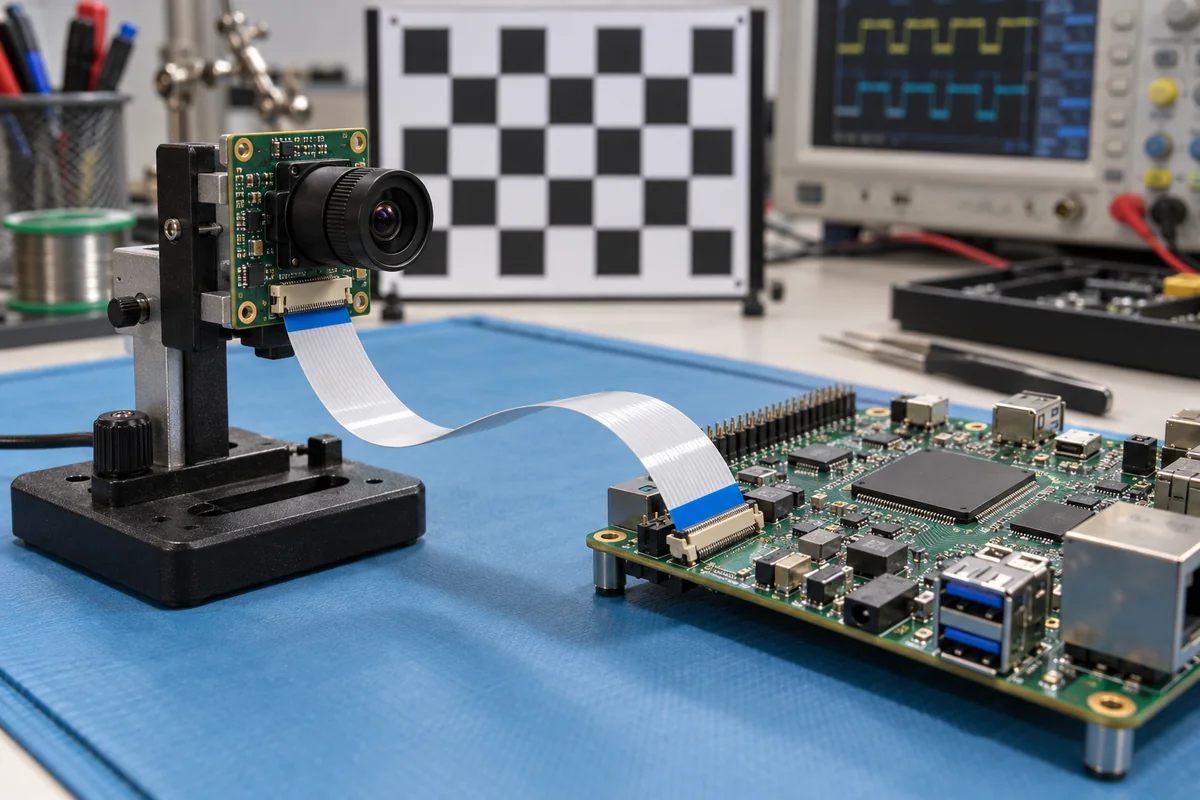 Image Sensor Interface in a manufacturing environment