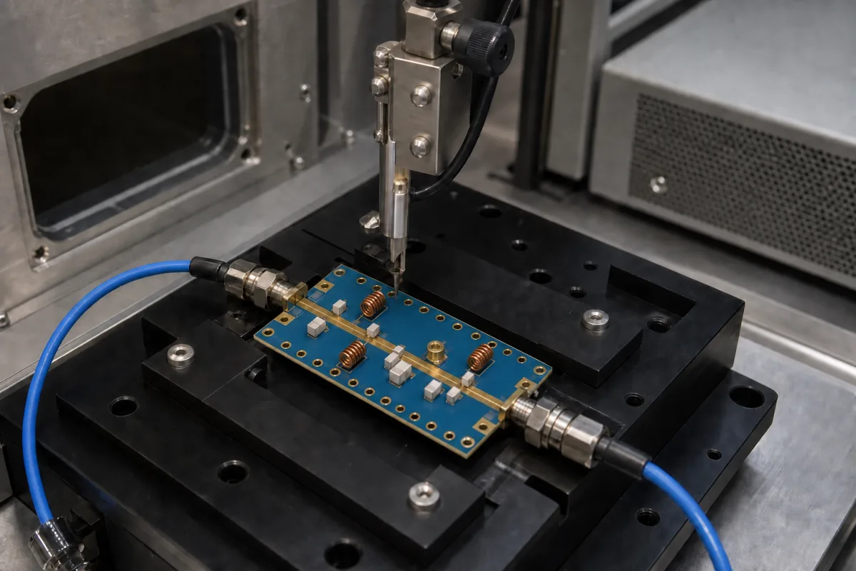 Impedanzanpassungsnetzwerk in einer industriellen Fertigungsumgebung
