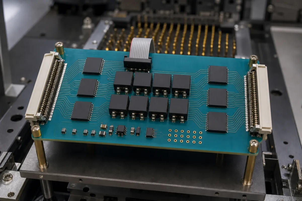 接口PCB 的工业制造场景图