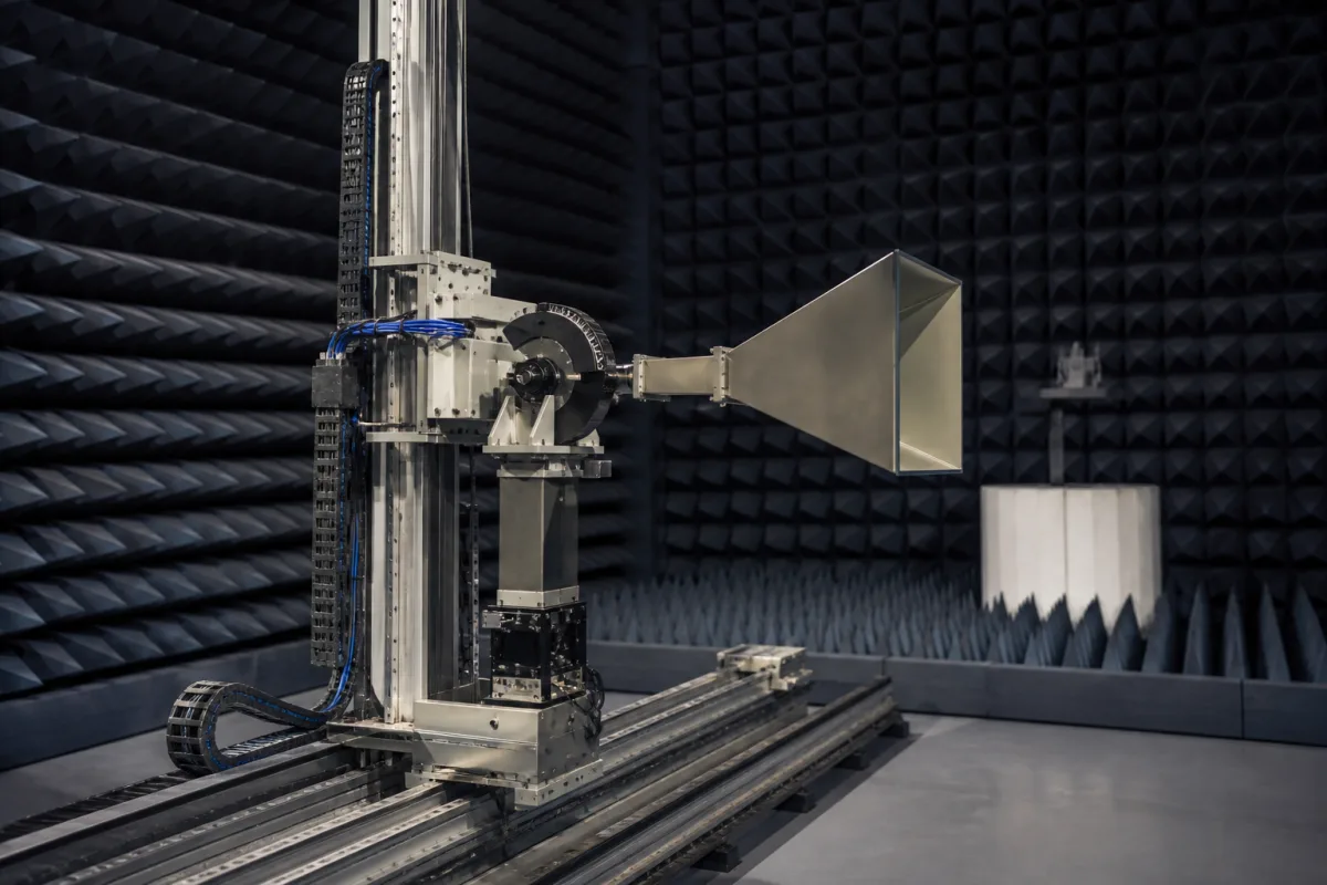 Internal Antenna Mounting System in a manufacturing environment