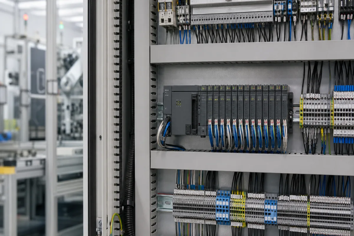 I/O-Erweiterungsmodul in einer industriellen Fertigungsumgebung